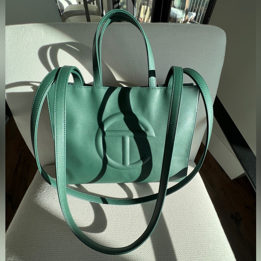 TELFAR Medium Shopping Bag - Dark Olive, Like new!